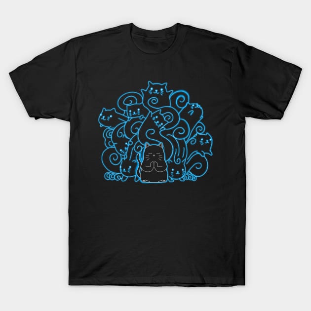 Channeling the Nine Lives T-Shirt by WeFlaps Comics Merch